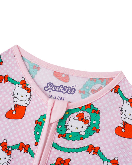PoshTOT Leash Hello Kitty Bamboo Baby Convertible Zippy Romper