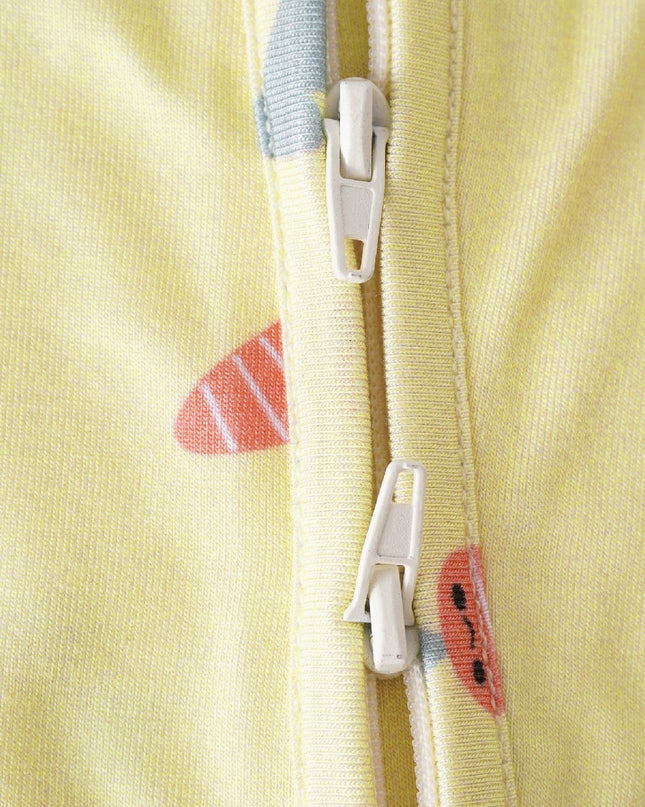 PoshTOT Carrot Bamboo Baby Convertible Zippy Romper