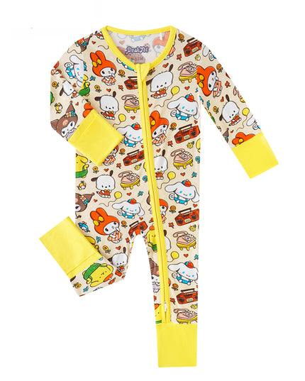 PoshTOT Sanrio Cinnamoroll Bamboo Baby Convertible Zippy Romper