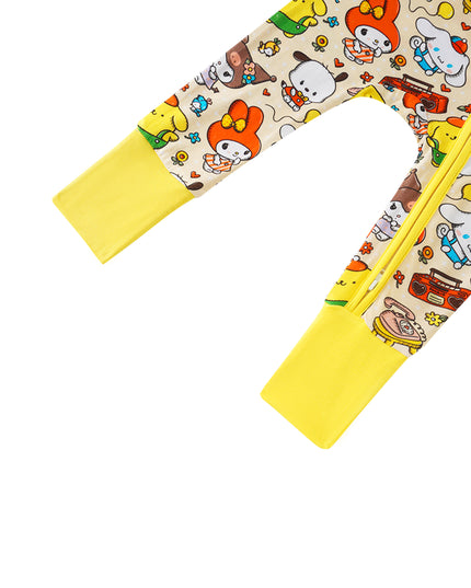 PoshTOT Sanrio Cinnamoroll Bamboo Baby Convertible Zippy Romper