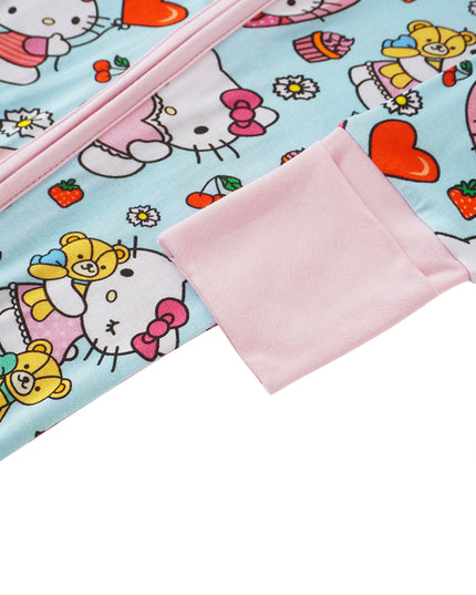PoshTOT Sanrio Love Hello Kitty Bamboo Baby Convertible Zippy Romper