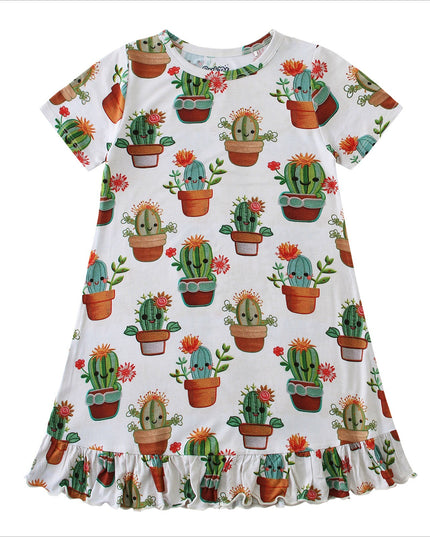 PoshTOT Cactus Bamboo Girls Dream Dress