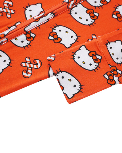 PoshTOT Sanrio Hello Kitty Red Bamboo Baby Convertible Zippy Romper