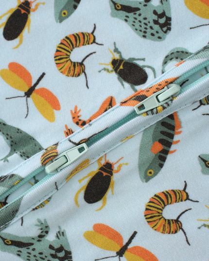 PoshTOT Crocodile Bamboo Baby Convertible Zippy Romper