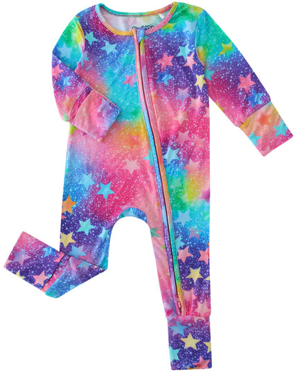 PoshTOT (Multiple Prints To Choose) Bamboo Baby Convertible Zippy Romper