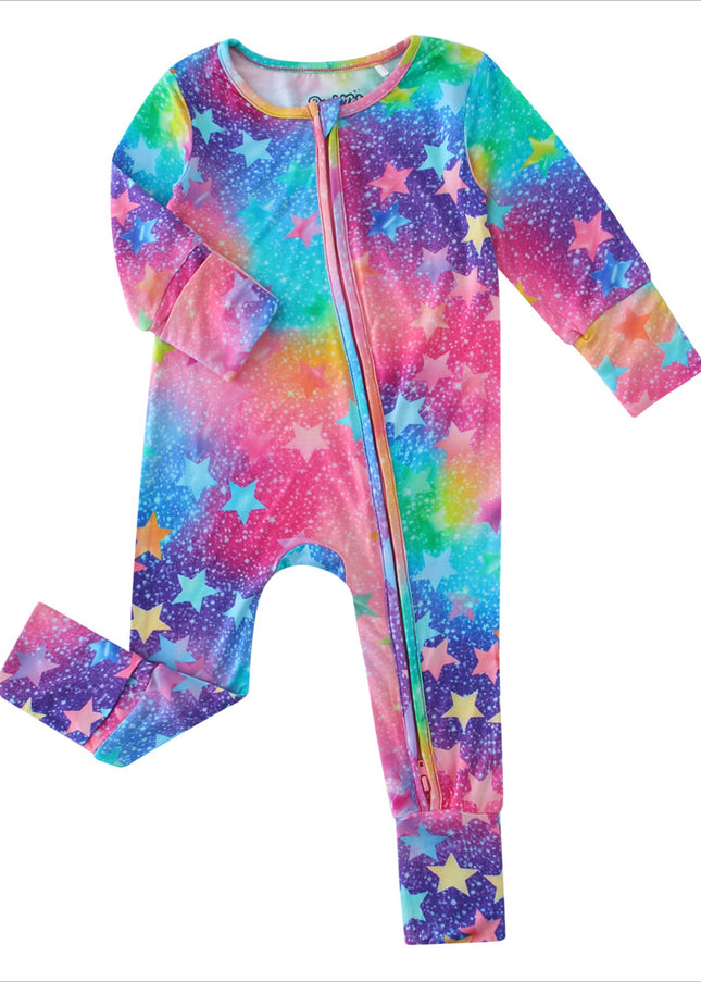 PoshTOT (Multiple Prints To Choose) Bamboo Baby Convertible Zippy Romper