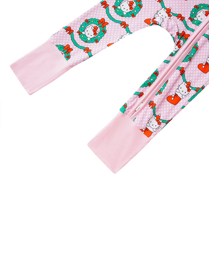 PoshTOT Leash Hello Kitty Bamboo Baby Convertible Zippy Romper