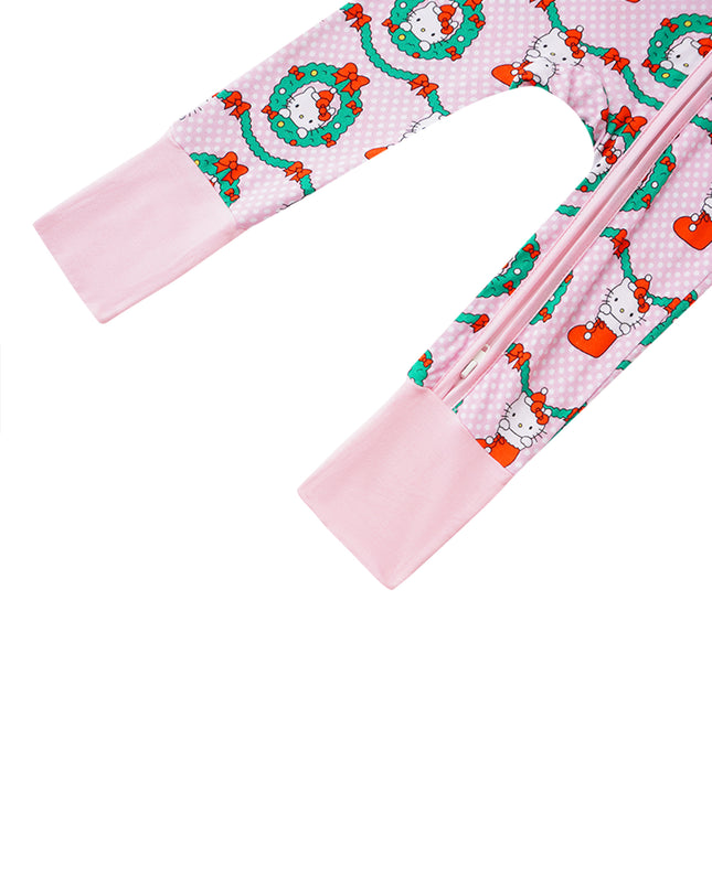PoshTOT Leash Hello Kitty Bamboo Baby Convertible Zippy Romper