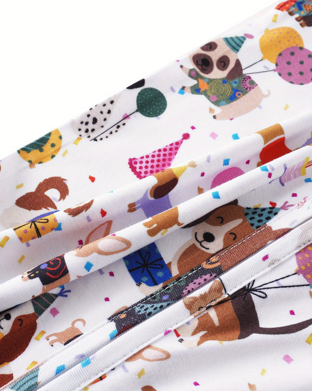 PoshTOT Animal Party Bamboo Baby Convertible Zippy Romper