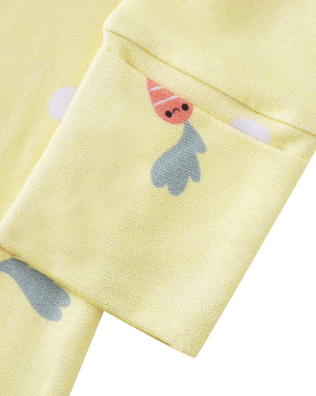 PoshTOT Carrot Bamboo Baby Convertible Zippy Romper