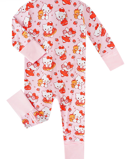 PoshTOT Sanrio Hello Kitty Bamboo Baby Convertible Zippy Romper