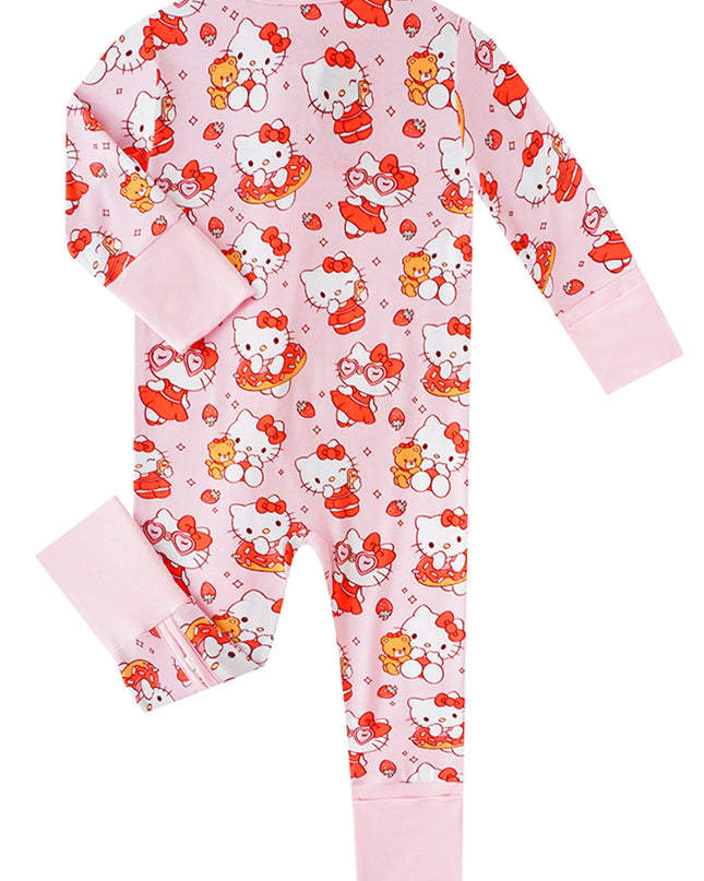 PoshTOT Sanrio Hello Kitty Bamboo Baby Convertible Zippy Romper
