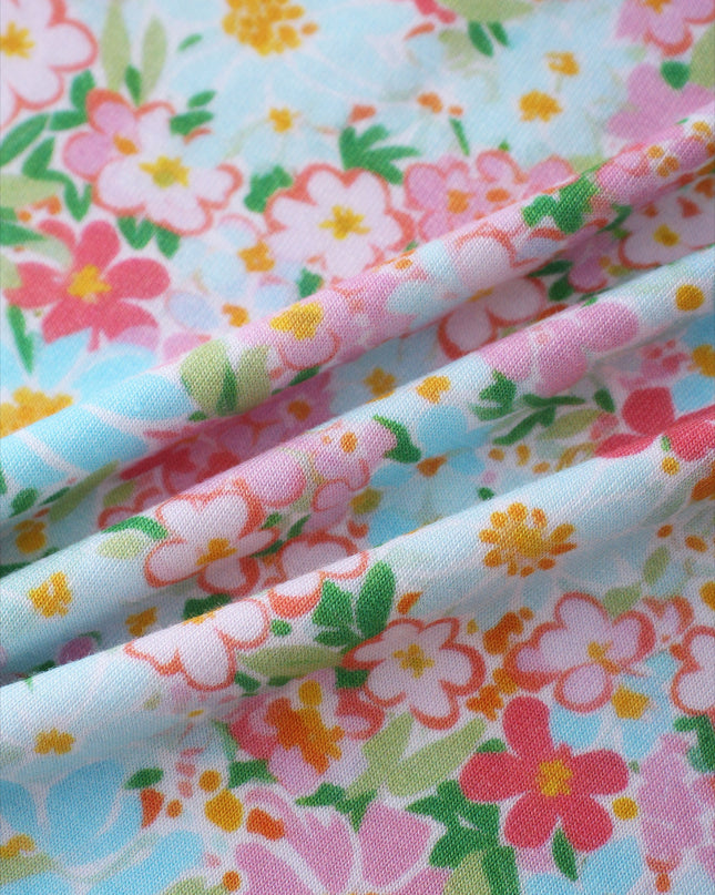 PoshTOT Spring Floral 2 Piece PJ Set