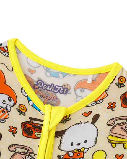 PoshTOT Sanrio Cinnamoroll Bamboo Baby Convertible Zippy Romper