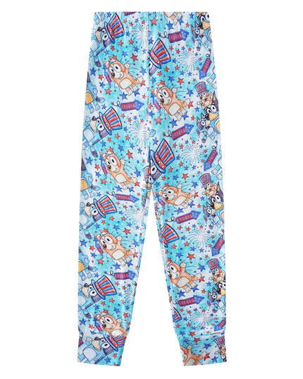 PoshTOT Blue Dog Bamboo 2 Piece PJ Set kid