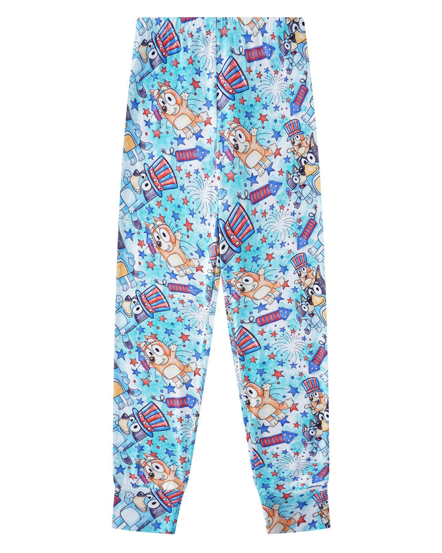 PoshTOT Blue Dog Bamboo 2 Piece PJ Set kid