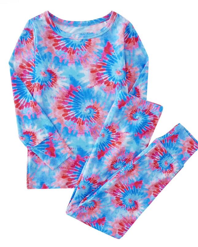 PoshTOT Tie-Dye Bamboo 2 Piece PJ Set