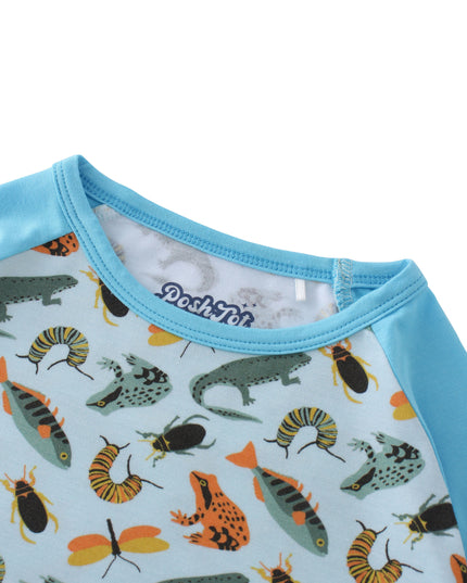 PoshTOT Crocodile Bamboo Kids Long Sleeve Top