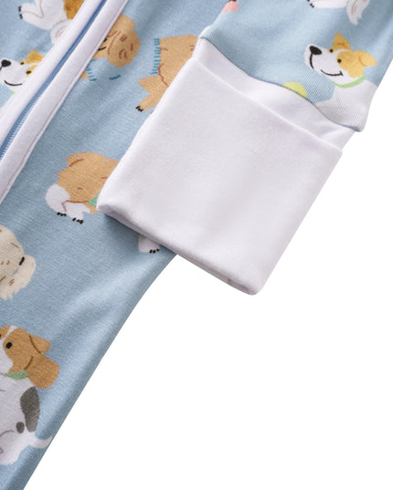 PoshTOT Pups Bamboo Baby Convertible Zippy Romper