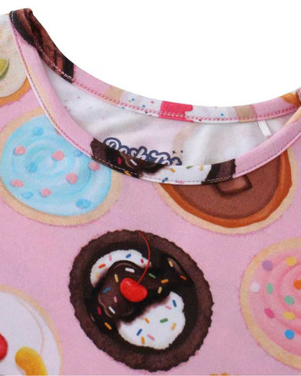 PoshTOT Cookie Bamboo Girls Twirl Dress