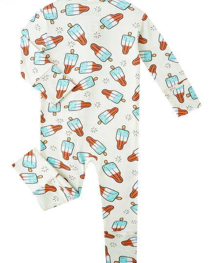 PoshTOT Popsicle Bamboo Baby Convertible Zippy Romper