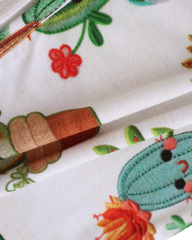 PoshTOT Cactus Bamboo Baby Convertible Zippy Romper