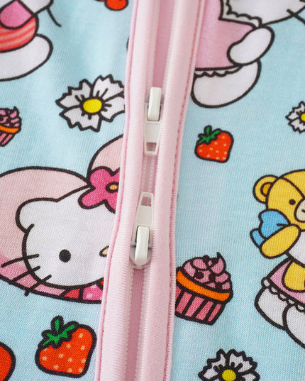 PoshTOT Sanrio Love Hello Kitty Bamboo Baby Convertible Zippy Romper