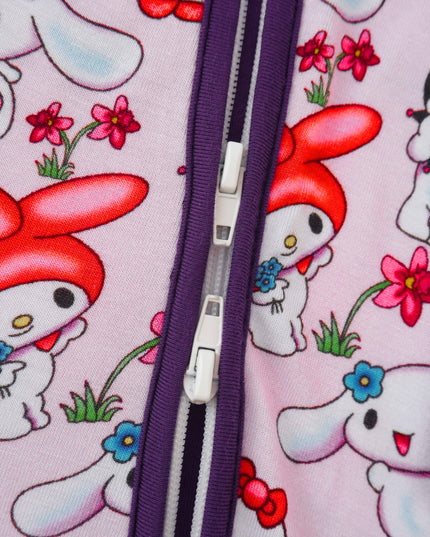 PoshTOT Sanrio My Melody Bamboo Baby Convertible Zippy Romper