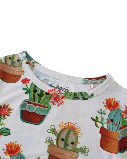 PoshTOT Cactus Bamboo Girls Dream Dress