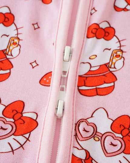 PoshTOT Sanrio Hello Kitty Bamboo Baby Convertible Zippy Romper
