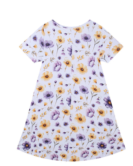 PoshTOT Little Daisy Bamboo Women's Lounge Dress