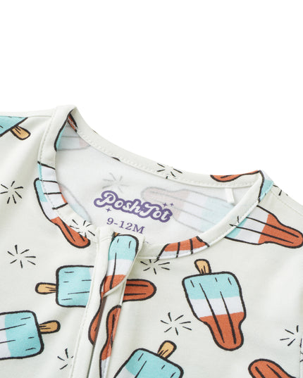 PoshTOT Popsicle Bamboo Baby Convertible Zippy Romper