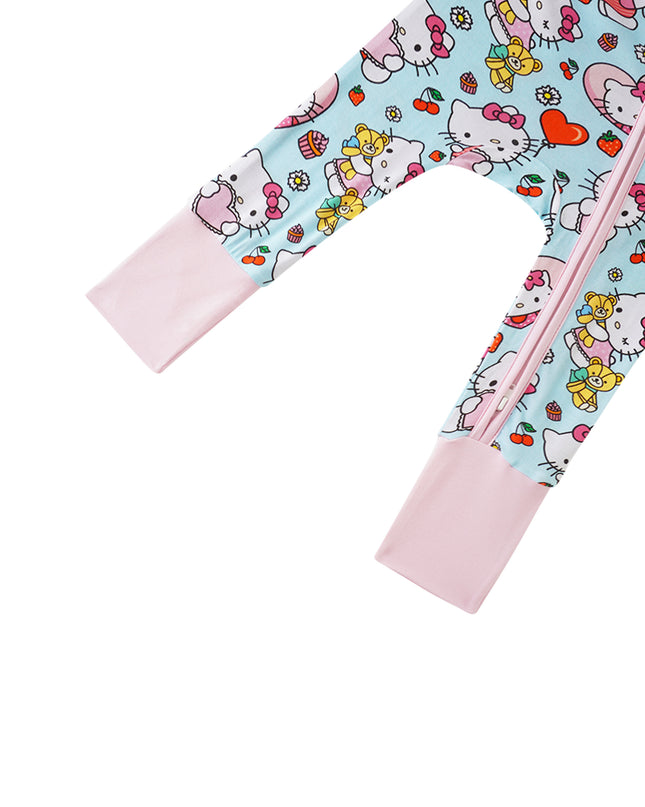 PoshTOT Sanrio Love Hello Kitty Bamboo Baby Convertible Zippy Romper