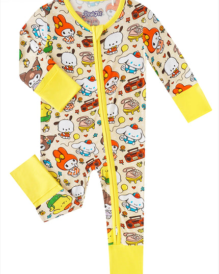 PoshTOT Sanrio Cinnamoroll Bamboo Baby Convertible Zippy Romper