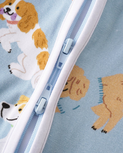 PoshTOT Pups Bamboo Baby Convertible Zippy Romper