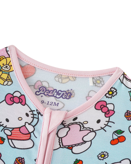 PoshTOT Sanrio Love Hello Kitty Bamboo Baby Convertible Zippy Romper