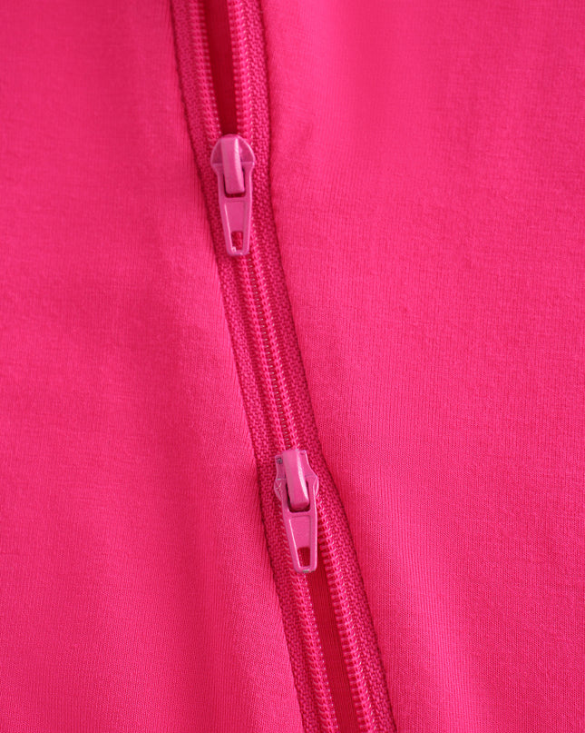 PoshTOT Red Bamboo Baby Convertible Zippy Romper