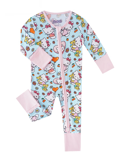 PoshTOT Sanrio Love Hello Kitty Bamboo Baby Convertible Zippy Romper