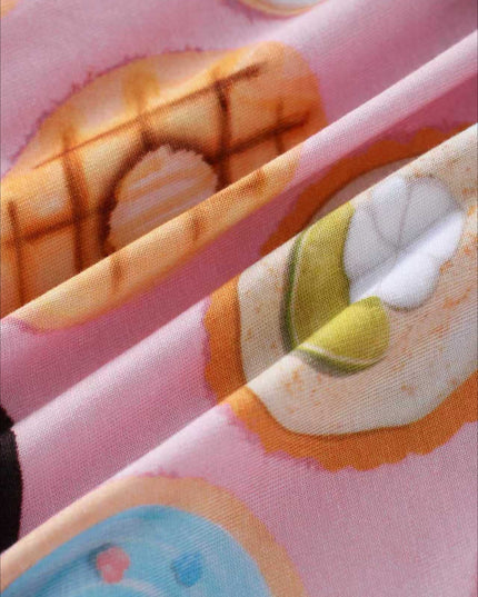 PoshTOT Cookie Bamboo Girls Twirl Dress