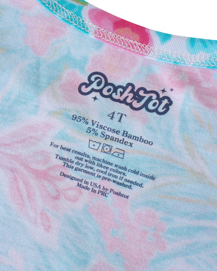 PoshTOT Peony Flower Bamboo Girls Dream Dress