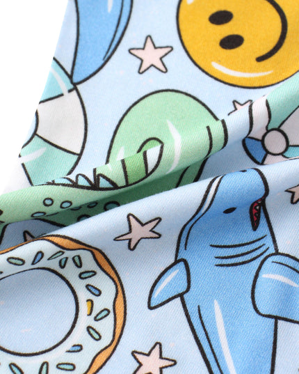 PoshTOT Summer Bamboo Baby Convertible Zippy Romper