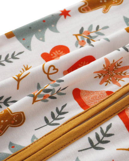 PoshTOT Snowfield Bamboo Baby Convertible Zippy Romper