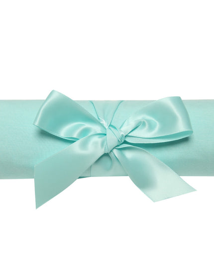 PoshTOT Green Swaddle With Headband Set