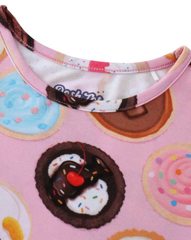 PoshTOT Cookie Bamboo Girls Twirl Dress