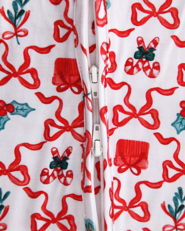 PoshTOT Christmas Gift Baby Convertible Zippy Romper