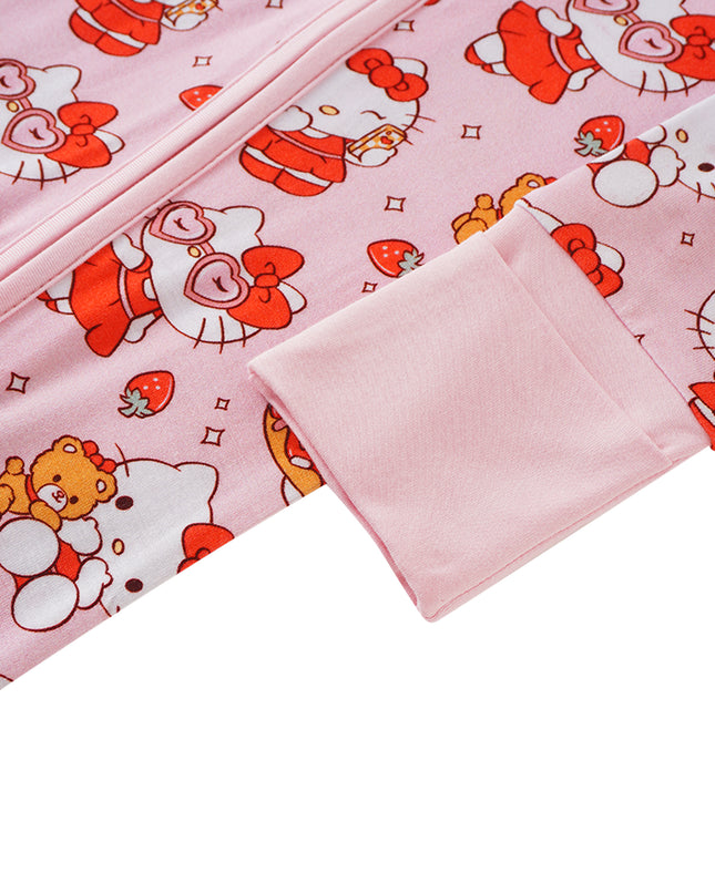 PoshTOT Sanrio Hello Kitty Bamboo Baby Convertible Zippy Romper