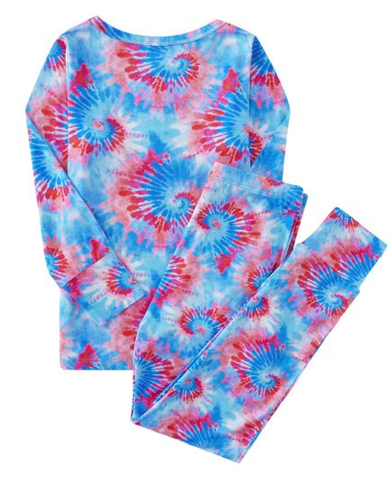 PoshTOT Tie-Dye Bamboo 2 Piece PJ Set