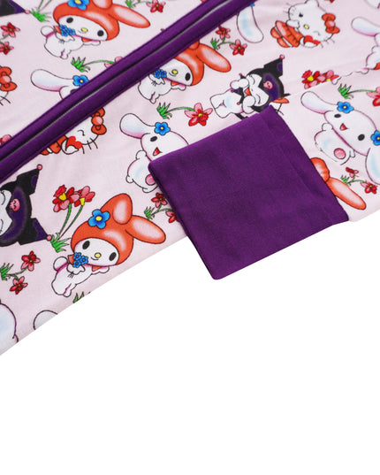 PoshTOT Sanrio My Melody Bamboo Baby Convertible Zippy Romper