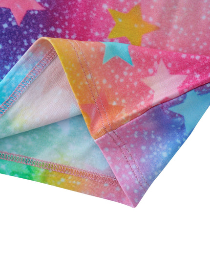 PoshTOT Colorful Stars Bamboo Kids Long Sleeve Top
