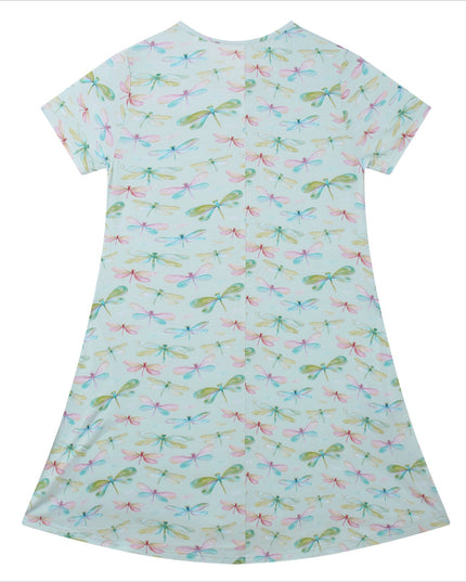 PoshTOT Dragonfly Bamboo Women's Lounge Dress